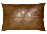 Genuine Leather Rectangle Pillow Cover 20 SkinOutfit